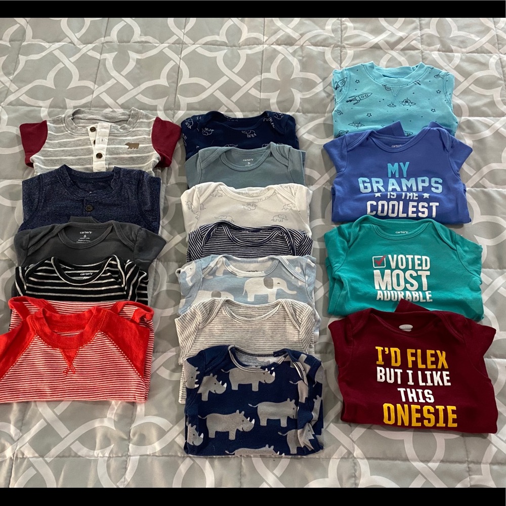 Baby bundle lot onesies - Size 6 Months